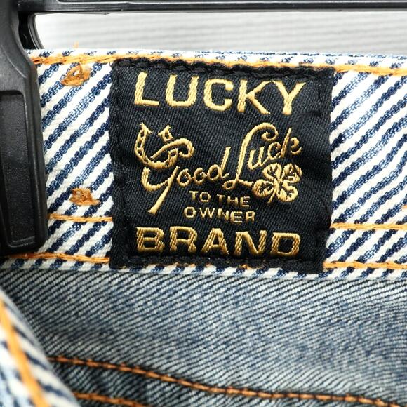 Lucky Brand Jeans Womens 27 Waist 4 Classic Cathy Crop Blue Stretch Denim - Picture 6 of 15